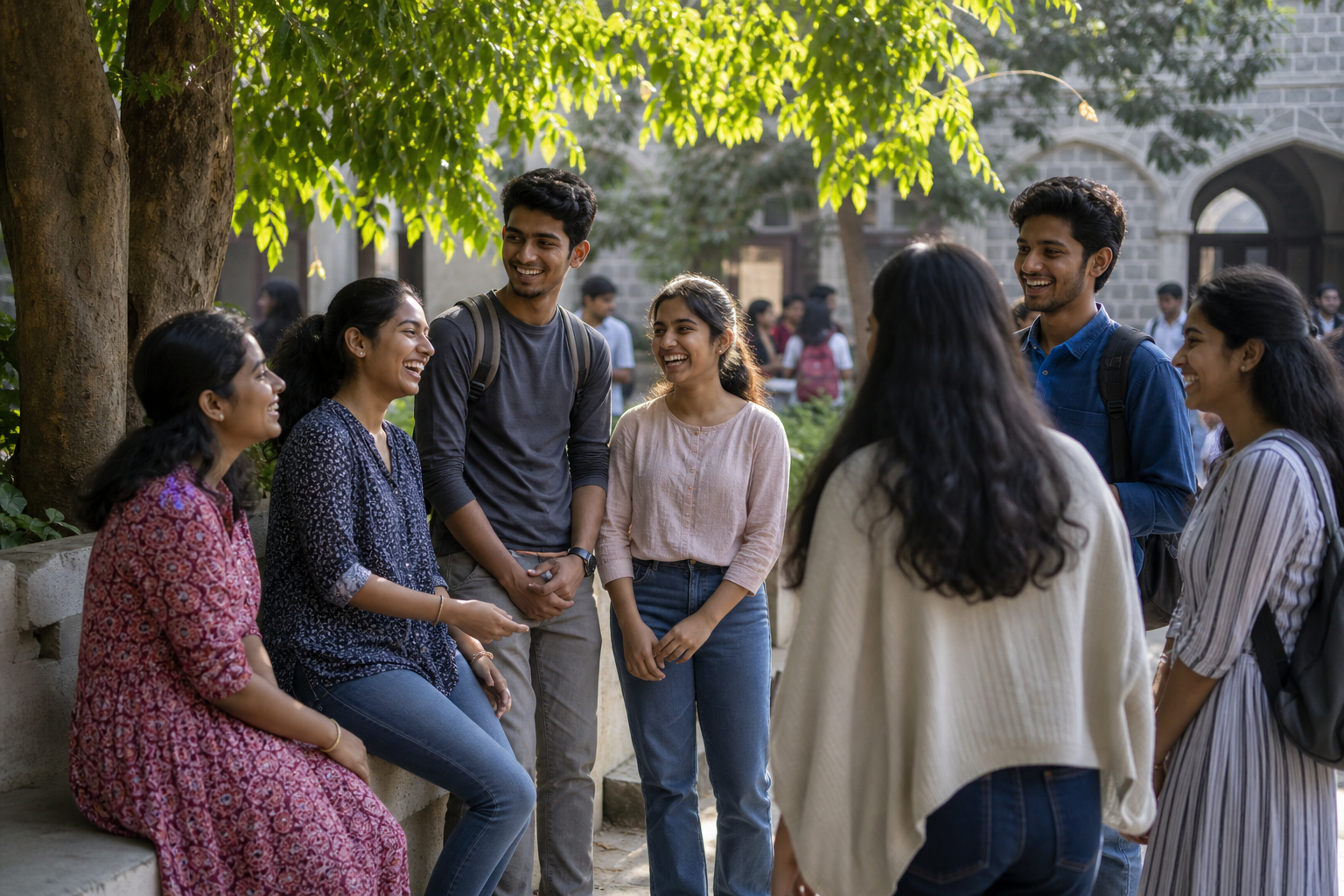 Campus community gathering